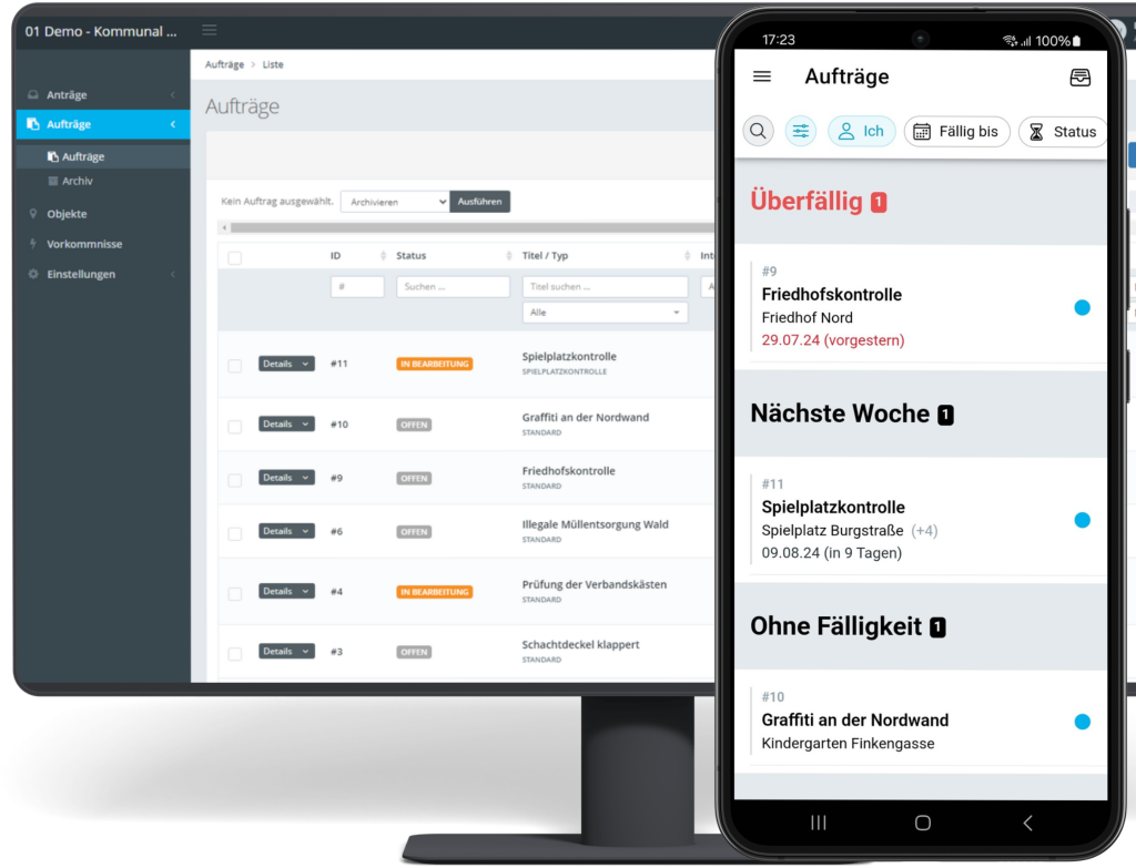 Wartungs- und Instandhaltungssoftware upkeepr
